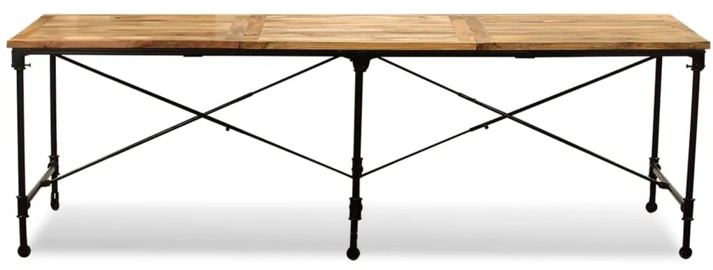 Mesa de jantar madeira de mangueira maciça 240 cm