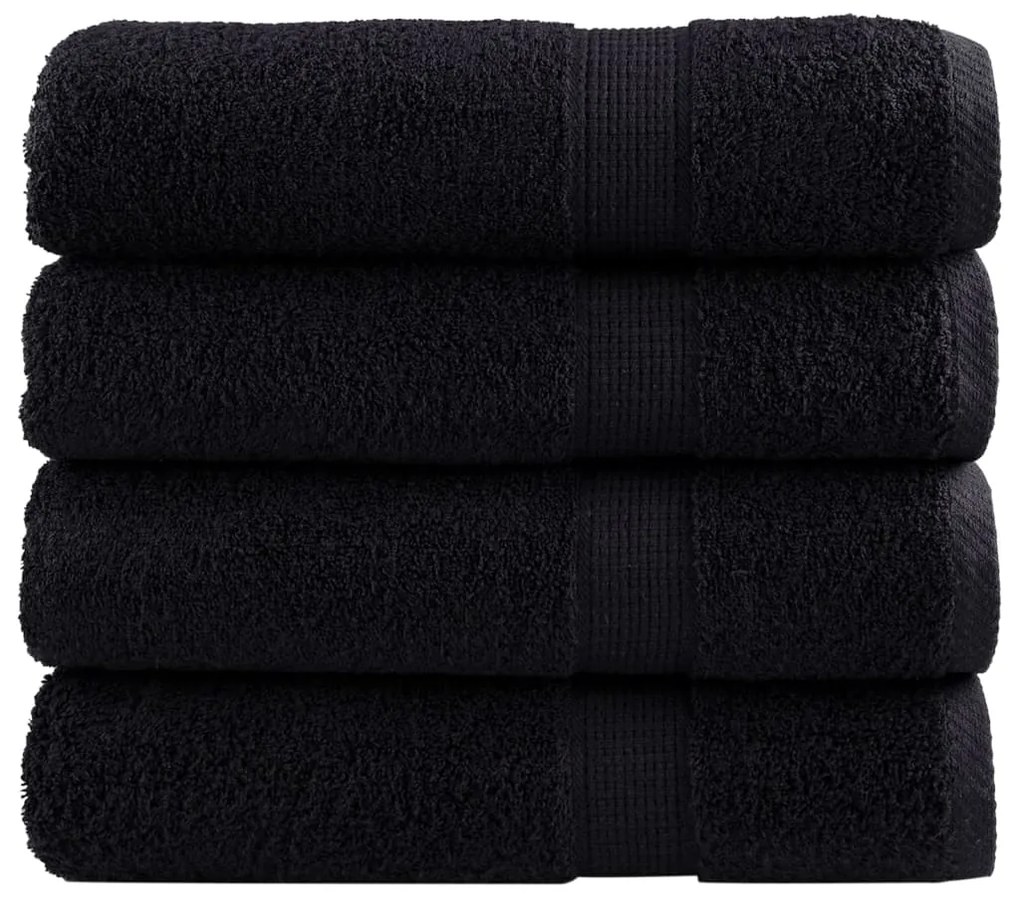 Toalhas de banho premium SOLUND 4 pcs 100x150 cm 600 gsm verde