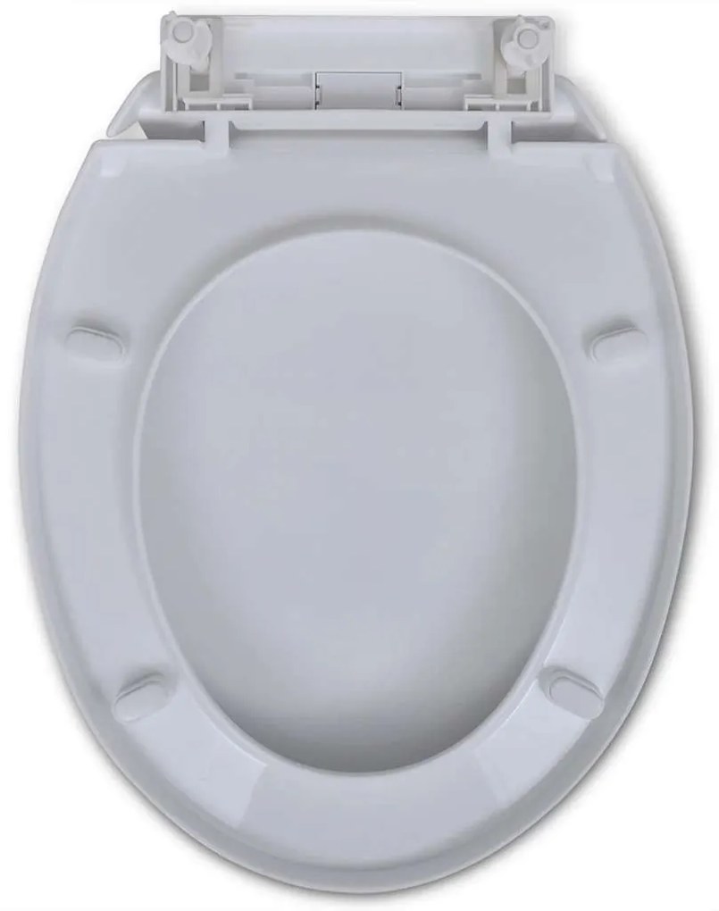 Tampo de sanita com fecho suave oval branco