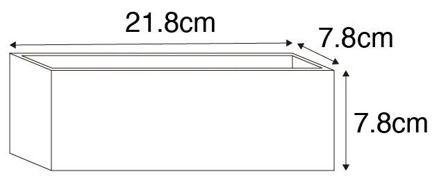 LED Candeeiro de parede inteligente branco c/ Wifi G9 - Tjada Novo Moderno