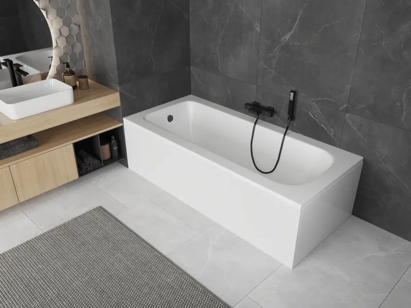 Mexen Vega banheira retangular 140 x 70 cm com painel, branca - 55011407000X