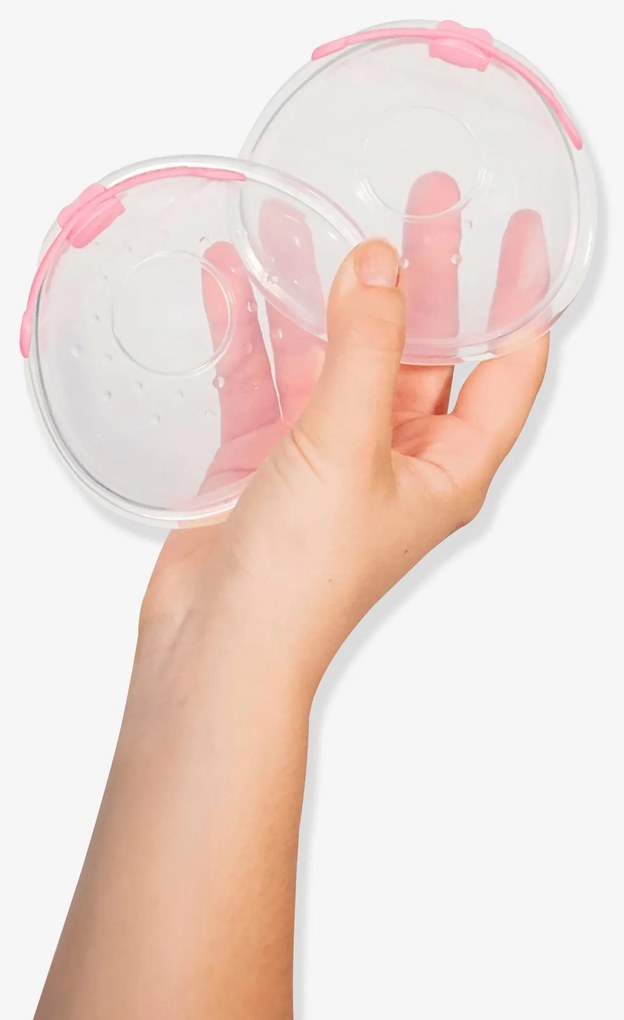 Copos coletores de leite Perifit transparente