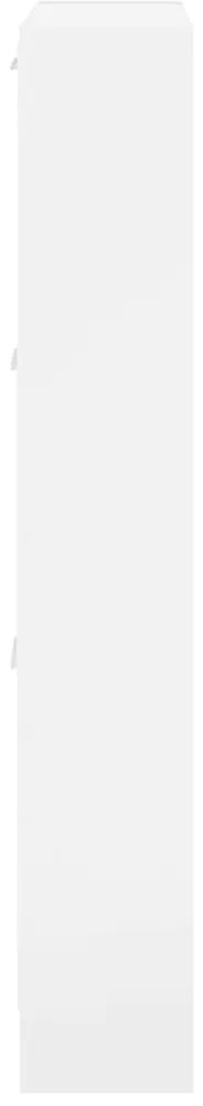 Sapateira 59x17x108 cm derivados de madeira branco brilhante