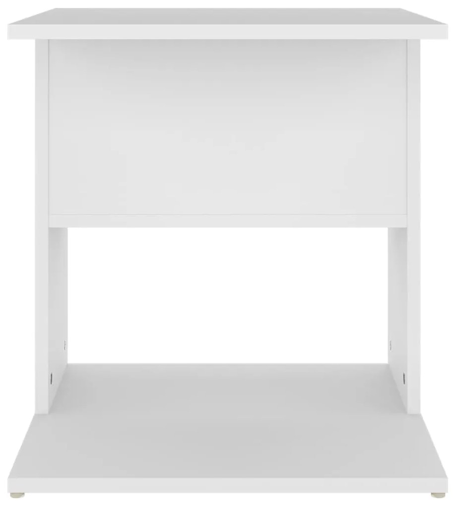 Mesa de apoio 45x45x48 cm derivados de madeira branco