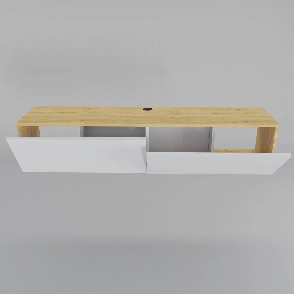 Móvel TV Poling – Branco Safira – 159,7 x 36,8 x 34,1 cm