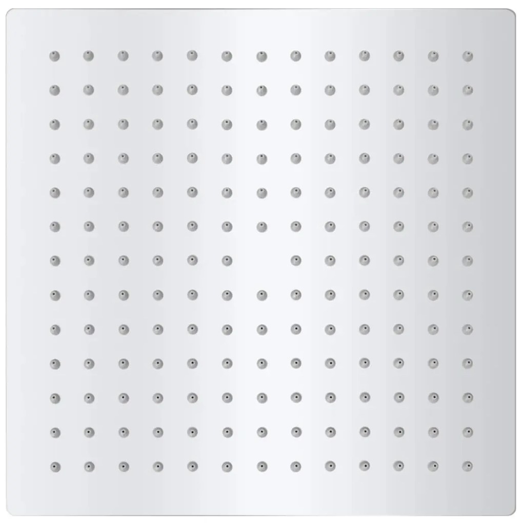 Cabeça de chuveiro 2 pcs aço inoxidável 25x25 cm