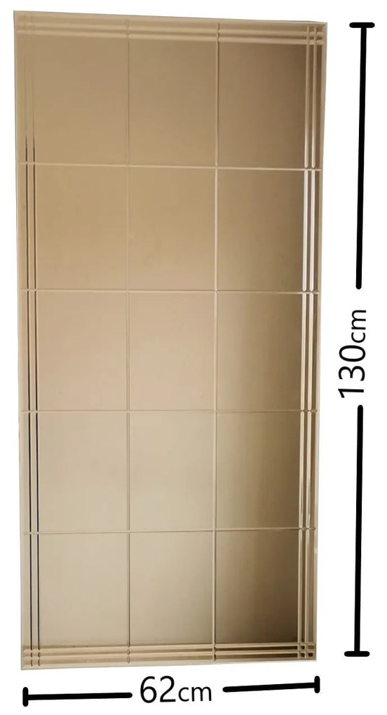 Espelho NSTLA308d – Prateado – 62 cm x 130 cm