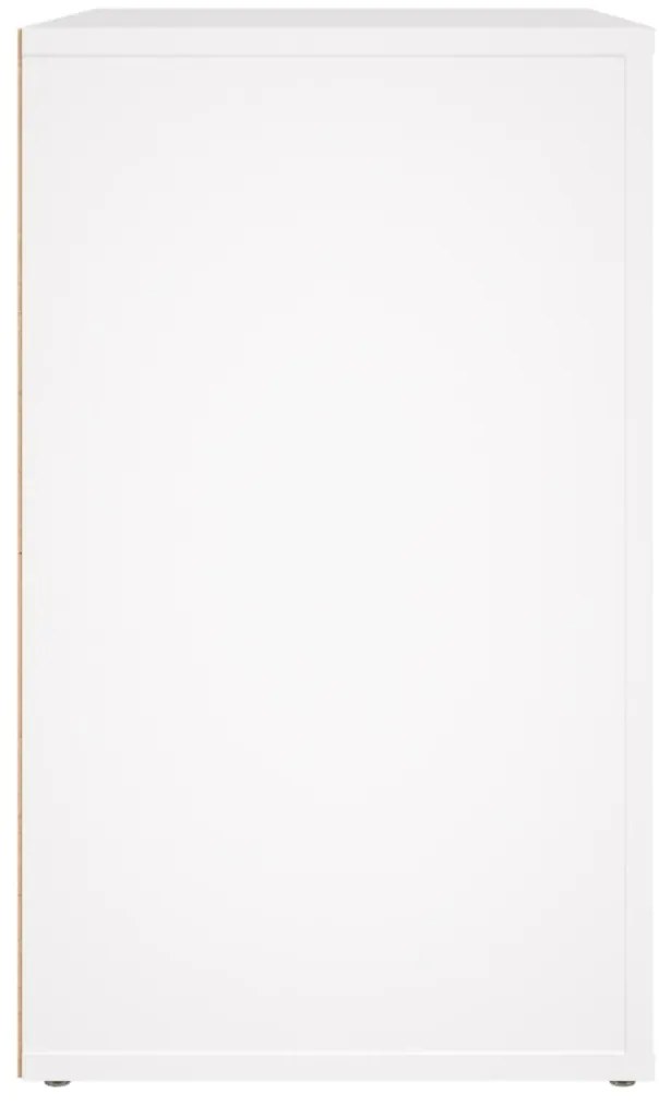 Mesa de cabeceira 50x36x60 cm derivados de madeira branco