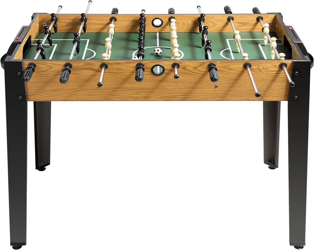 Mesa matraquilhos para crianças, 122 x 61 x 79 cm, Com 2 Bolas e 22 Jogadores