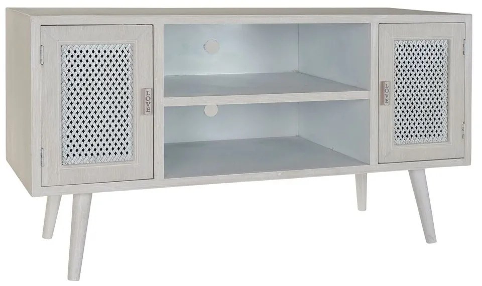 Móvel de Tv Dkd Home Decor Branco Madeira Mdf