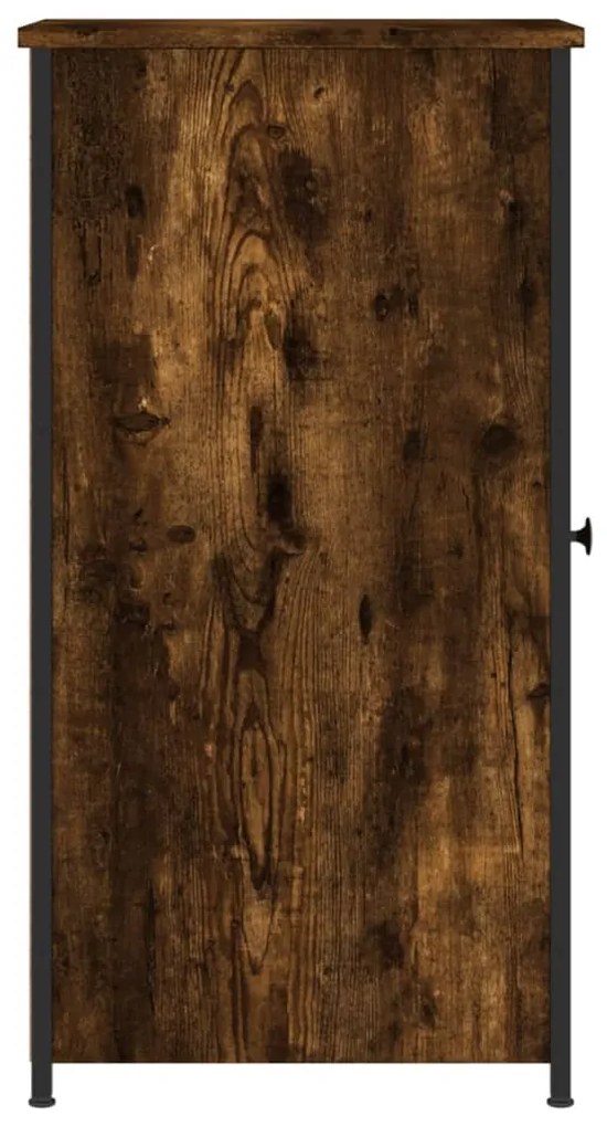 Mesa cabeceira 32x42x80 cm derivados de madeira carvalho fumado