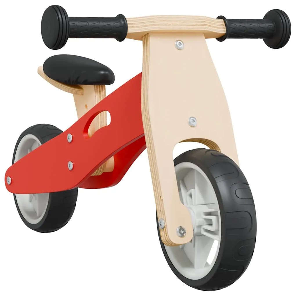 Bicicleta de equilíbrio p/ crianças 2 em 1 vermelho