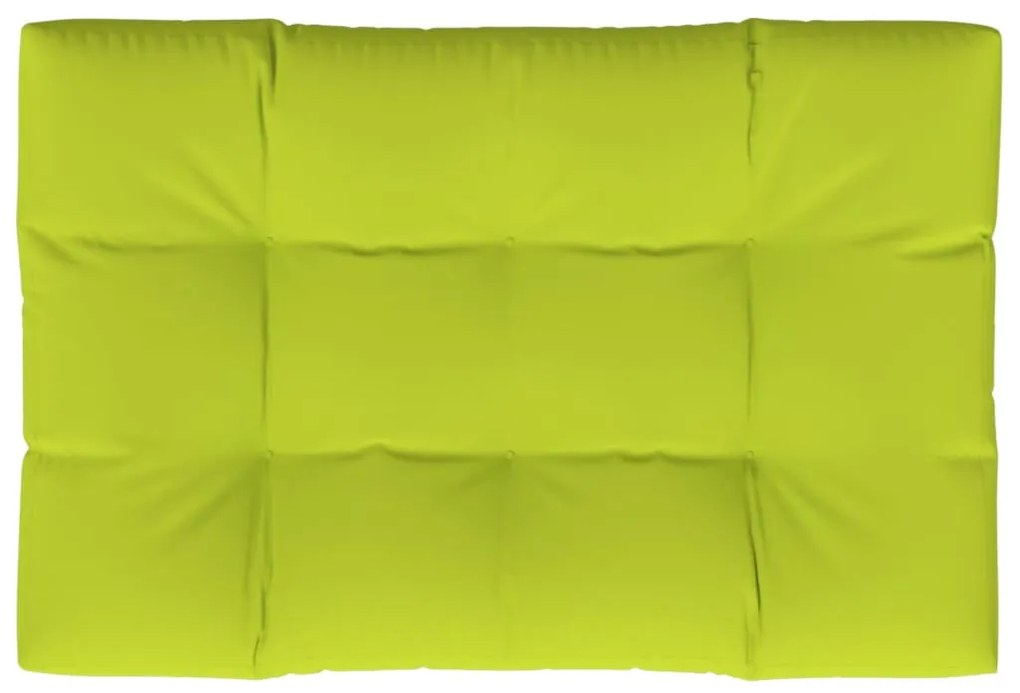 Almofadão p/ móveis paletes 120x80x12cm tecido verde brilhante