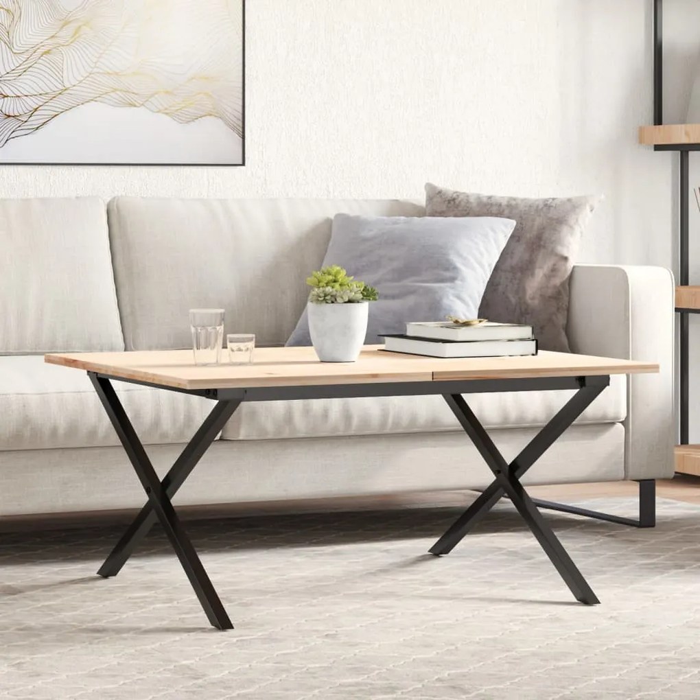 Pernas para mesa de centro estrutura em X aço