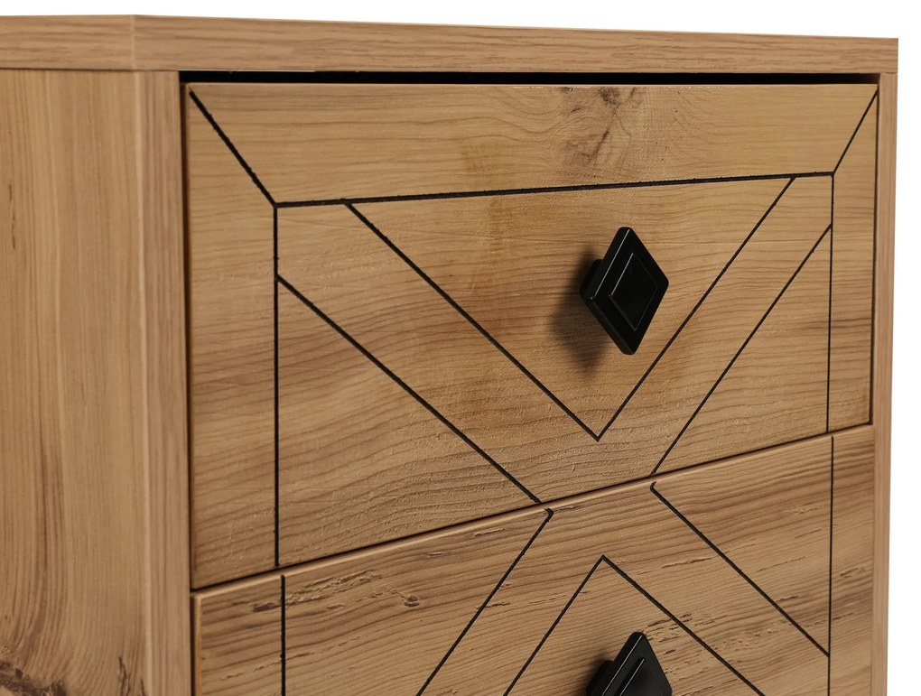 Mesa de Cabeceira Luna – Pinho – 50 x 55 x 40 cm