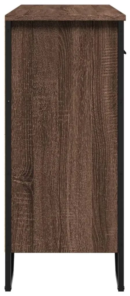 Aparador 97x32,5x74,5 cm derivados de madeira carvalho castanho