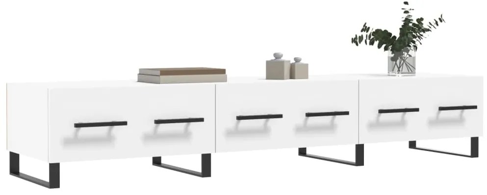 Móvel de TV 150x36x30 cm derivados de madeira branco
