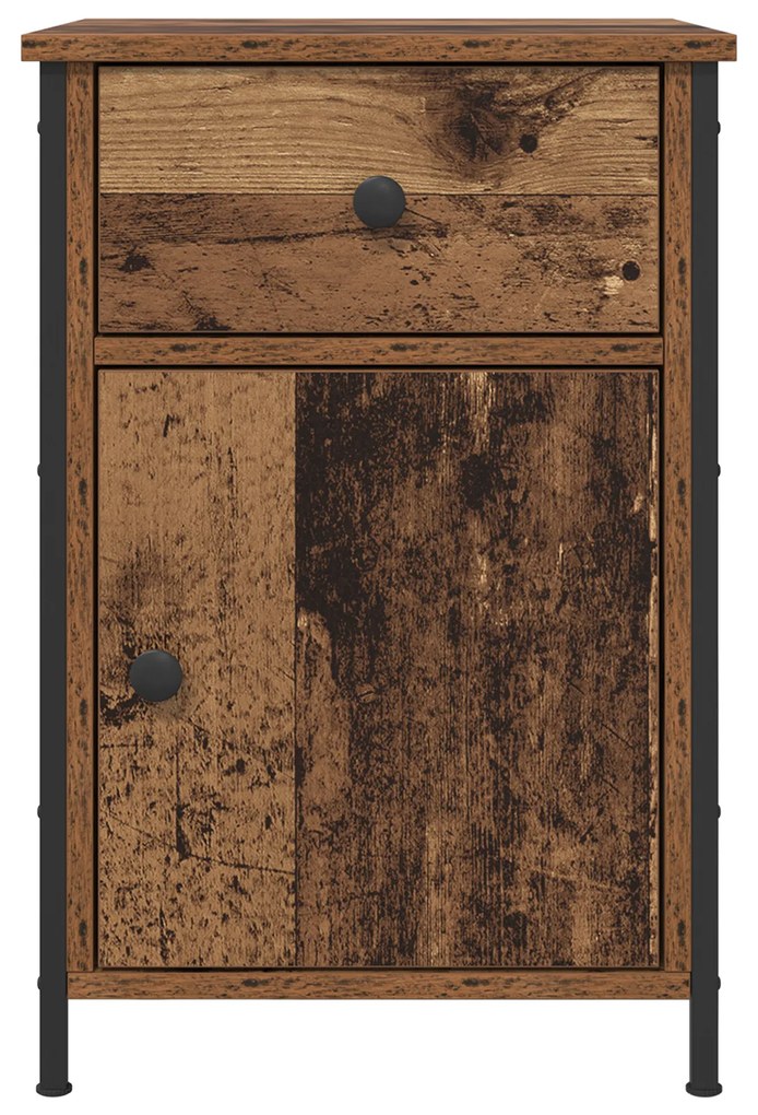 Mesa de Cabeceira Madeira Velha 40x42x60 cm Madeira Engenharia