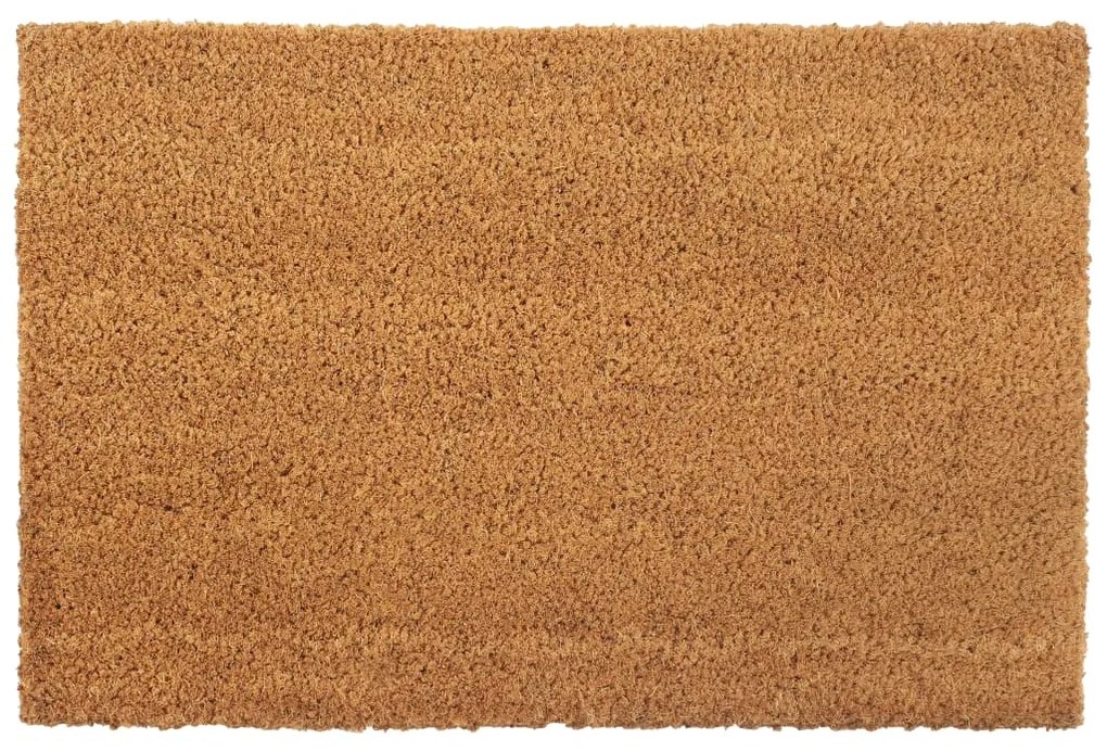 vidaXL Tapete de porta 50x80 cm fibra de coco tufada natural