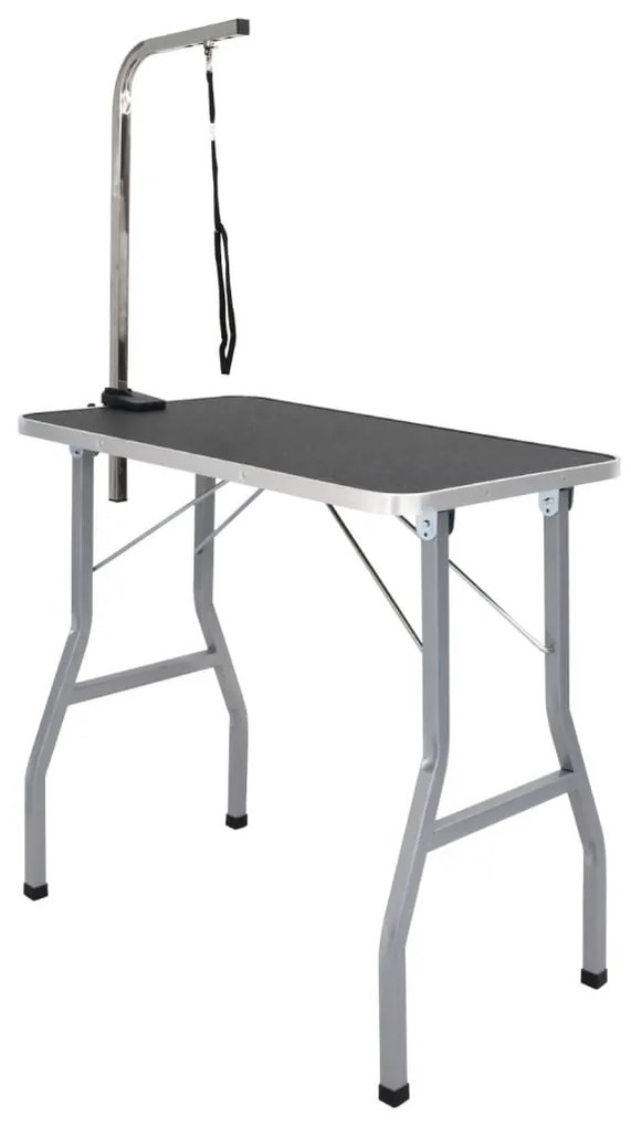 vidaXL Mesa de aliciamento com um laço ajustável, p/ cão, gato
