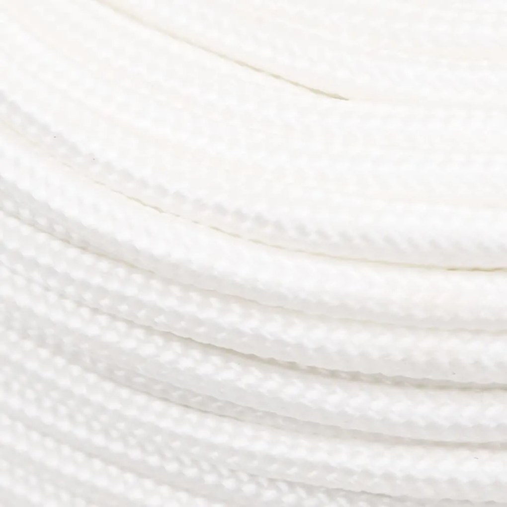 Corda de barco 6 mm 25 m polipropileno branco completo