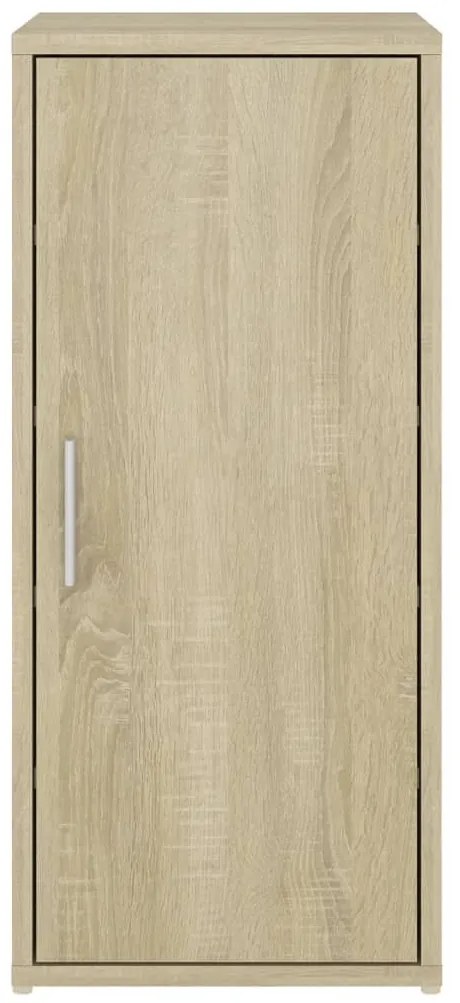 Sapateiras 2 pcs 32x35x70 cm contraplacado cor carvalho sonoma