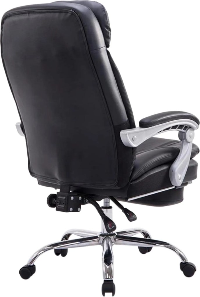 Cadeira de escritório XL Troy Couro sintético Preto