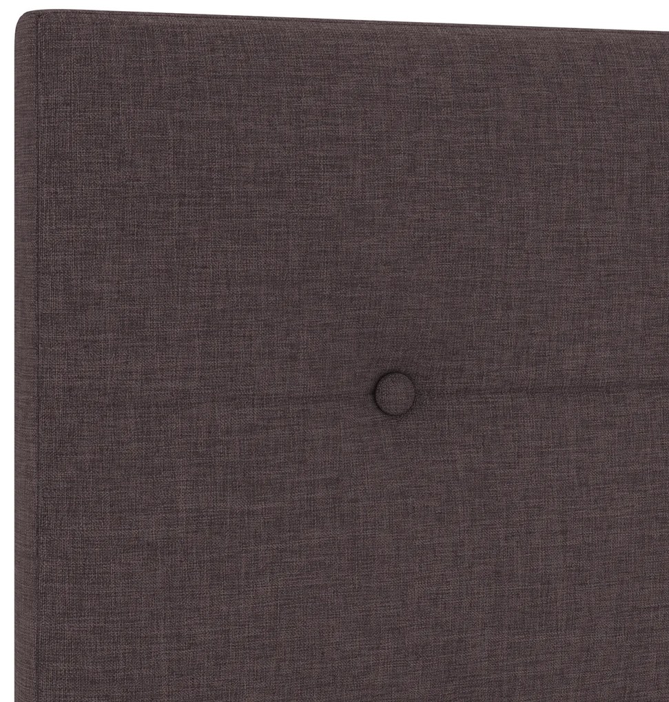 Cama vidaXL Marrom Escuro 120x200 cm Tecido