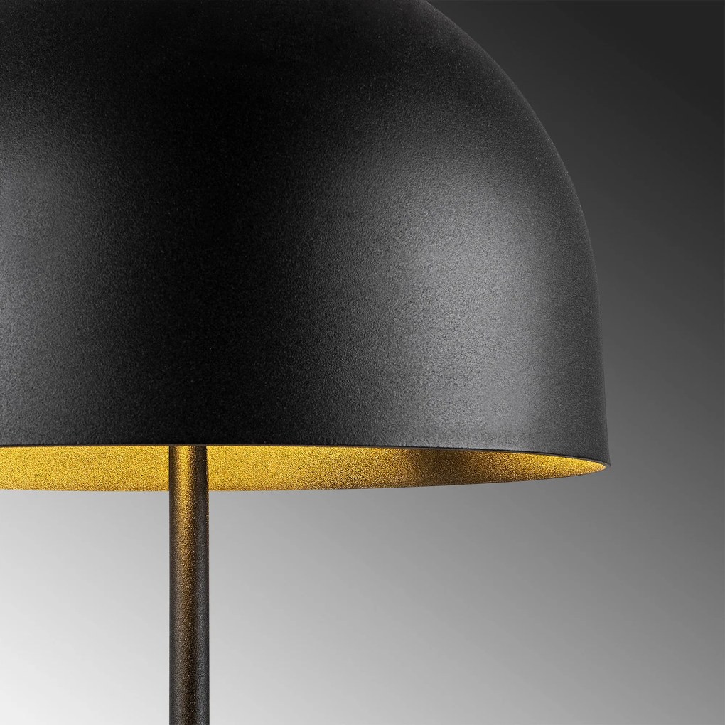 Candeeiro de Mesa Can – Preto – 24 cm x 58 cm