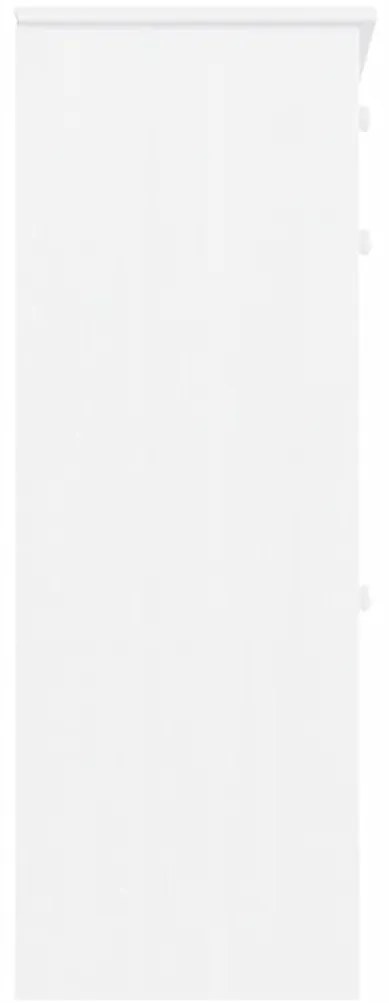 Sapateira ALTA 77x35x96 cm madeira de pinho maciça branco
