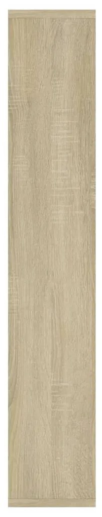 Estante de parede 36x16x90 cm derivados madeira carvalho sonoma