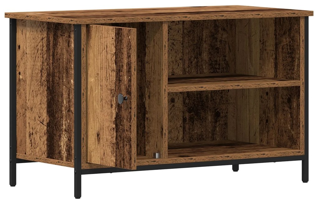 Estante para TV vidaXL Madeira Antiga 80x40x50 cm Madeira engenheirada