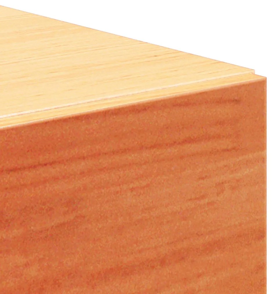Mesa de Cabeceira Montada na Parede 2 pcs Castanho-mel