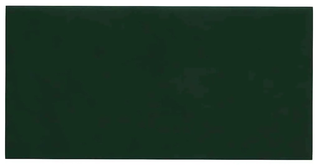 Painel de parede 12 pcs 60x30 cm veludo 2,16 m² verde-escuro