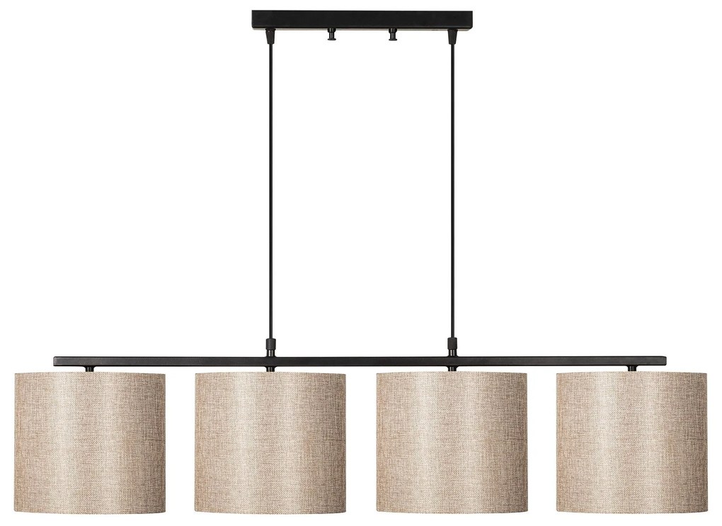 Chandelier Valiz – Preto e Creme – 110 x 25 cm