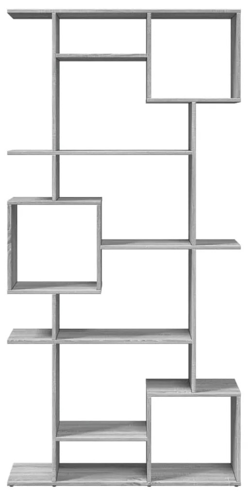 Estante 92x29x188 cm derivados de madeira cinzento sonoma