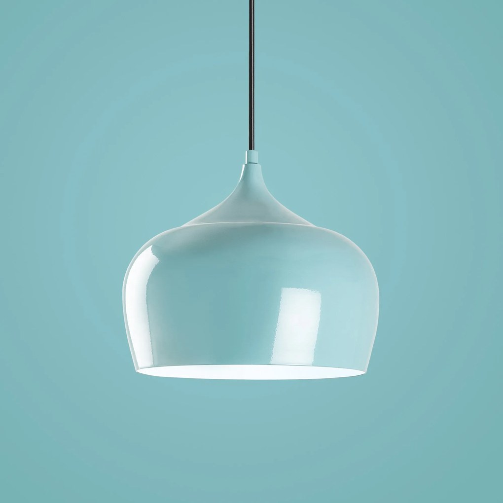 Candeeiro de Teto Patıne – Turquesa – Ø28 h:29 cm