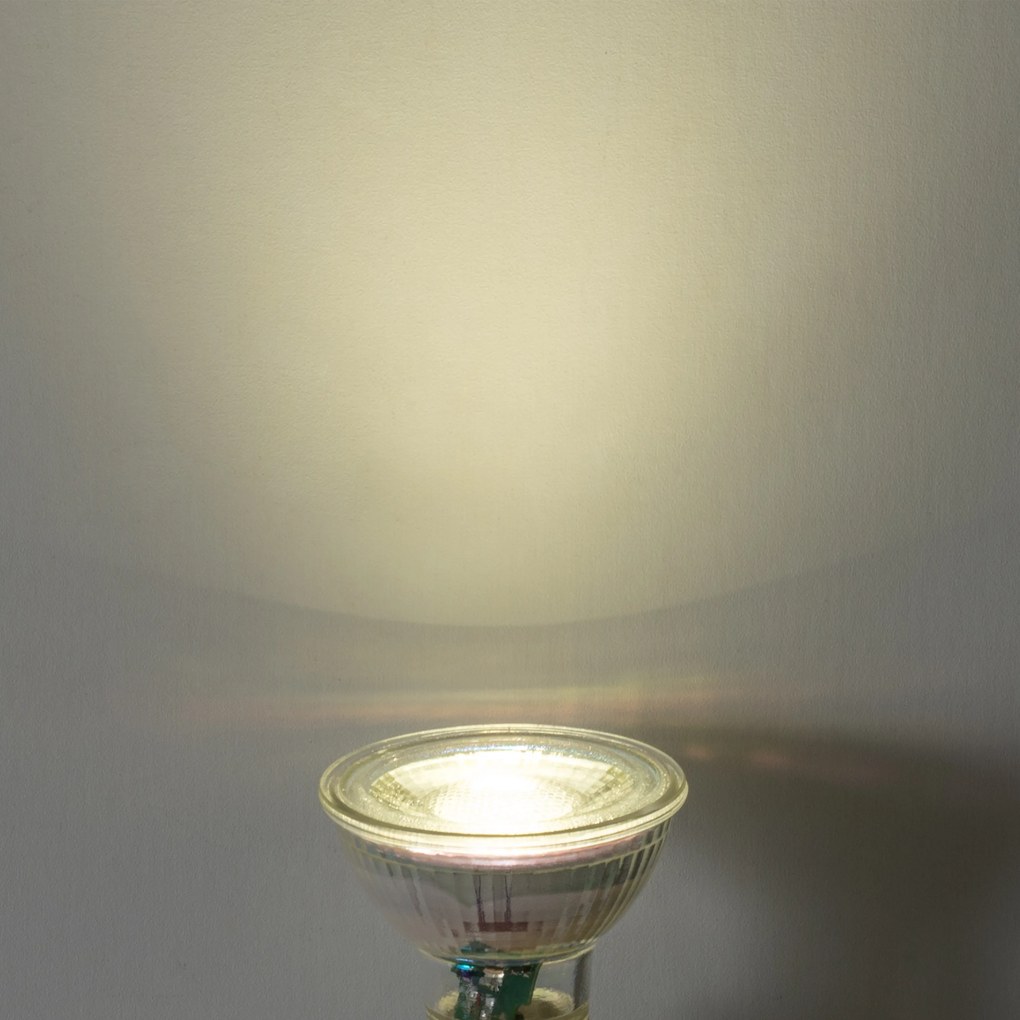 Conjunto de 5 lâmpadas LED GU10 reguláveis 3W 200 lm 4000K