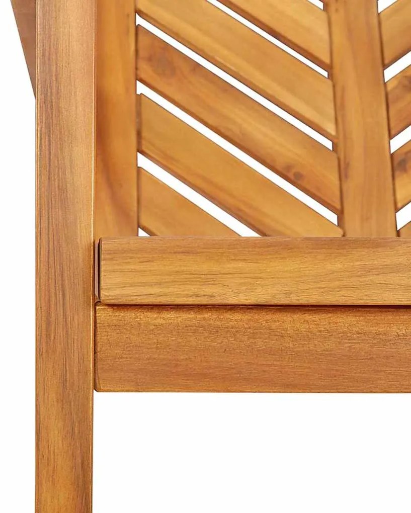Conjunto de Jantar de Jardim 3 Peças Madeira Sólida Acácia