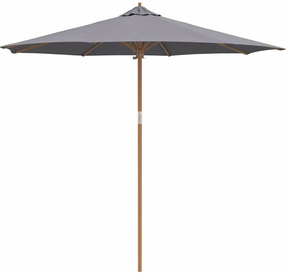Guarda-sol - Cinza Escuro, 270 x 260 cm, Bambu