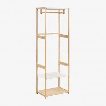 Guarda-roupa Aberto De Bambu Deneb Natural - Sklum