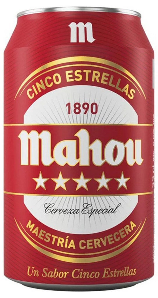 Cerveja Mahou 5 Estrellas (33 cl)