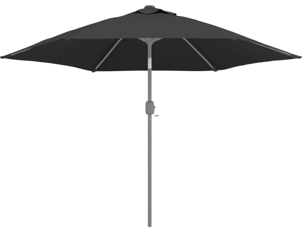 Tecido de substituição p/ guarda-sol exterior 300 cm antracite