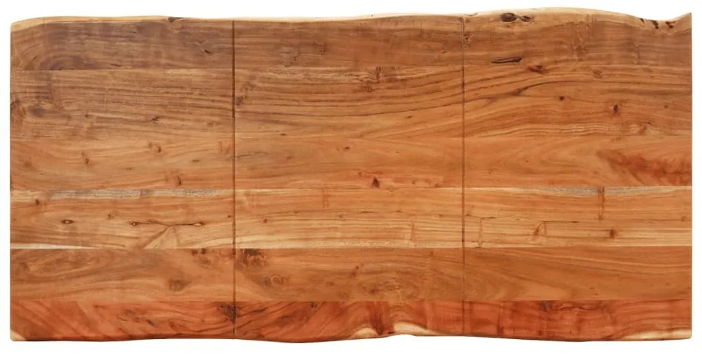 Mesa de jantar 140x70x76 cm madeira de acácia maciça