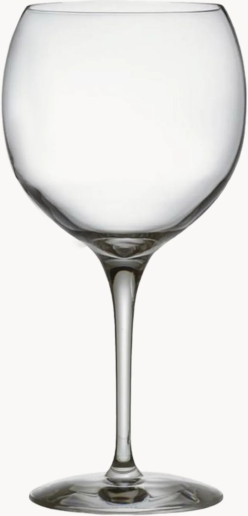Copos de vinho tinto XL em cristal Miami, conjunto de 4