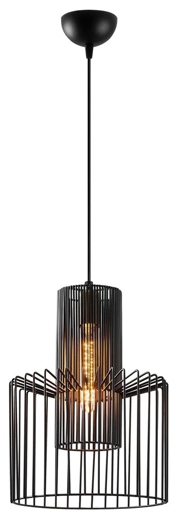 Candeeiro Aramis – Preto – 27 x 27 cm