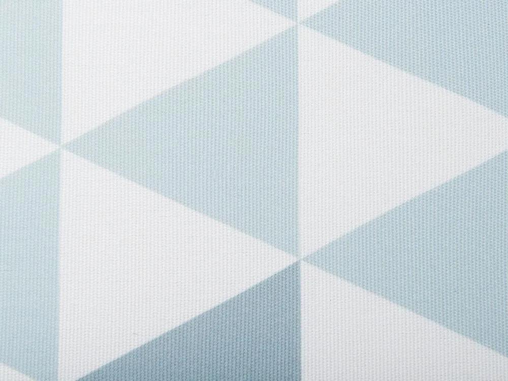 Conjunto de 2 almofadas azuis e brancas 29 x 38 x 5 cm FIJI  Beliani