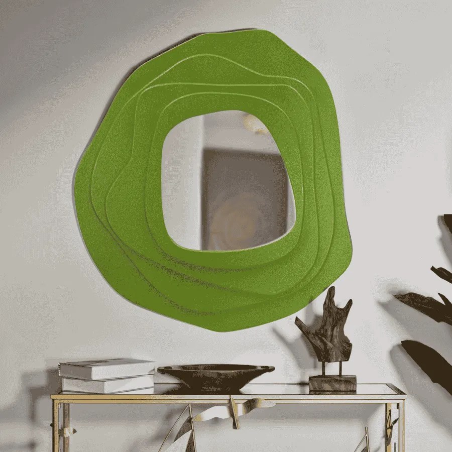 ESPELHO DE PAREDE DALIA 90X4X97 CM VERDE