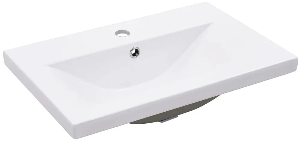 Estrutura de lavatório c/ lavatório embutido ferro branco