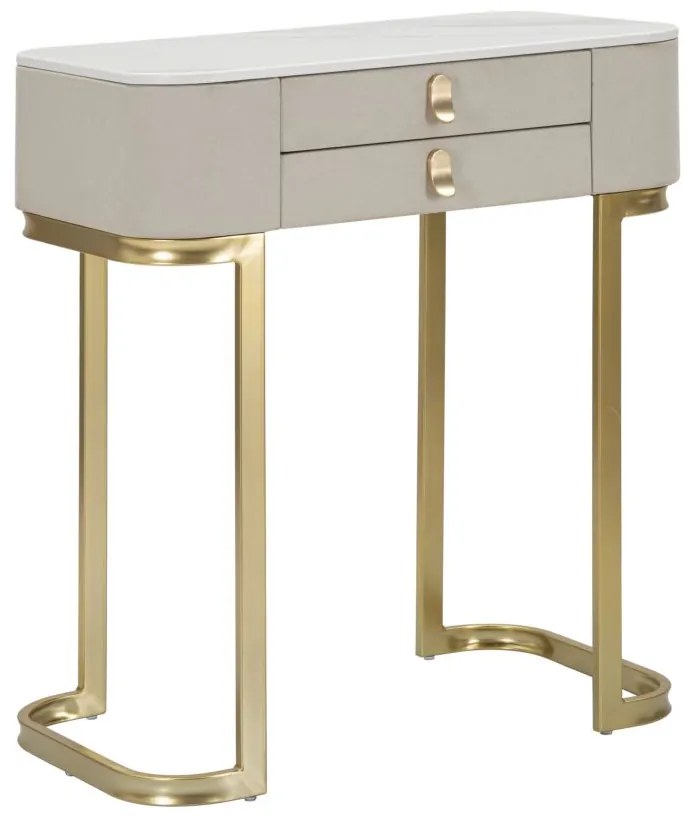 CONSOLA DE BELEZA 2 GAVETAS CM 70X40X80